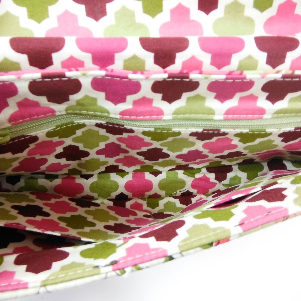 NWOT Vera Bradley Pink Flowered Handbag-Rare Style - Picture 6 of 8